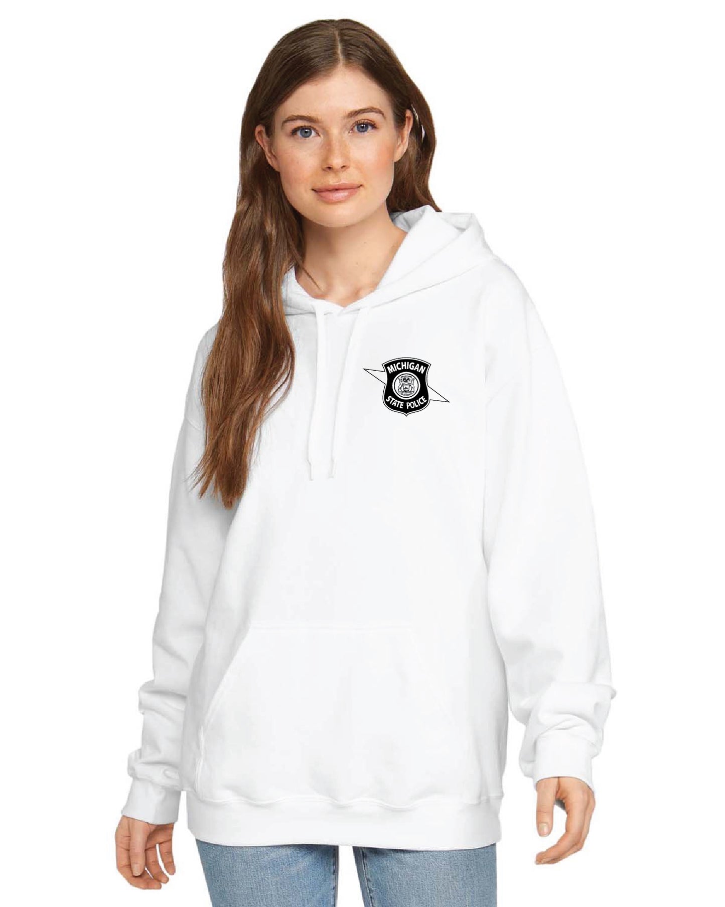 $35 | White - Gildan Adult Softstyle Sweatshirt