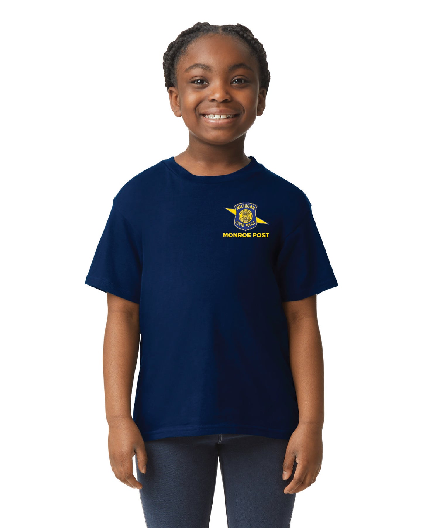 $25 | Navy - Gildan Youth Softstyle T-Shirt