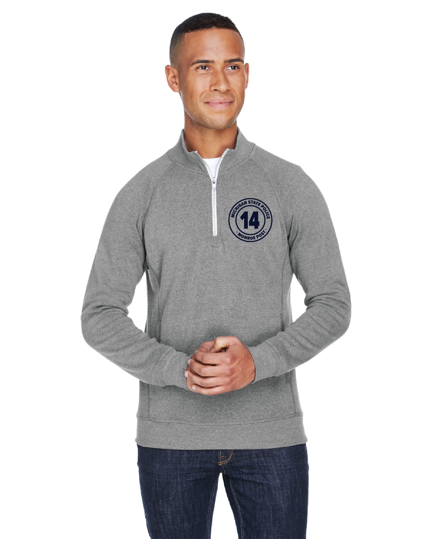 $50 | Smoke - Adult Fleece Quarter-Zip